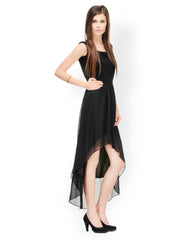 TshirtCompany Black High-Low Dress