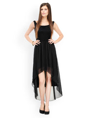 TshirtCompany Black High-Low Dress