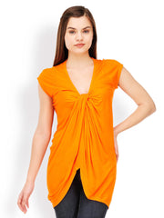 TshirtCompany Women Orange Top