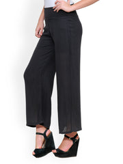 TshirtCompany Women Black Palazzo Pants