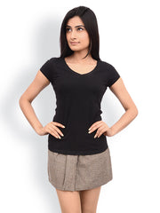 Tshirt Company Women Black T-shirt