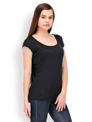 TshirtCompany Women Black T-shirt
