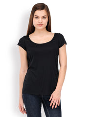 TshirtCompany Women Black T-shirt