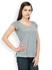 TshirtCompany Women Grey T-shirt