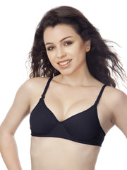 Tweens Black T-shirt Bra