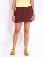 UCLA Women Maroon Mini Skirt