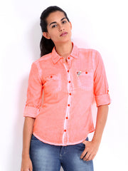 UCLA Women Neon Pink Shirt
