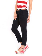 U.S. Polo Assn. Women Black Trousers