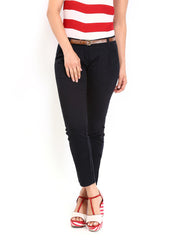 U.S. Polo Assn. Women Black Trousers