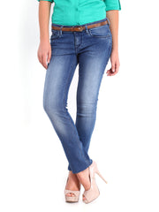 U.S. Polo Assn. Women Blue Skinny Fit Jeans