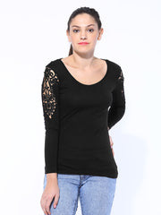 United Colors Of Benetton Women Black Top
