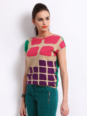 United Colors Of Benetton Women Multi-Coloured Sweater