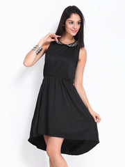 United Colors of Benetton Black Fit &amp; Flare Dress