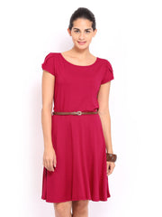 United Colors of Benetton Pink A-line Dress