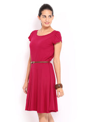 United Colors of Benetton Pink A-line Dress