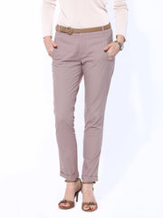 United Colors of Benetton Women Beige Slim Fit Trousers