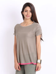 United Colors of Benetton Women Taupe Top