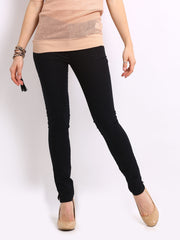 United Colors of Benetton Women Black Slim Fit Trousers