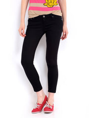 United Colors of Benetton Women Black Slim Fit Jeans