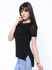 United Colors of Benetton Women Black Top