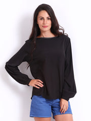 United Colors of Benetton Women Black Top