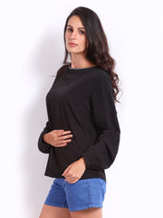 United Colors of Benetton Women Black Top