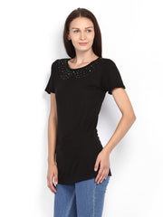 United Colors of Benetton Women Black Top