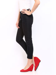 United Colors of Benetton Women Black Treggings