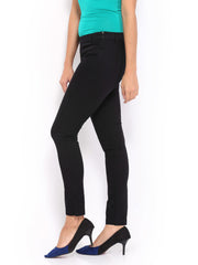 United Colors of Benetton Women Black Treggings