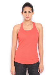 United Colors of Benetton Women Coral Pink Tank Top