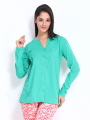United Colors of Benetton Women Green Shirt