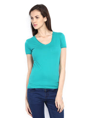 United Colors of Benetton Women Green T-shirt