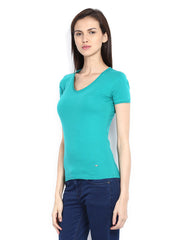 United Colors of Benetton Women Green T-shirt