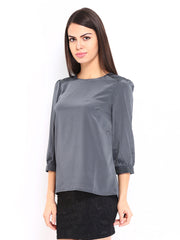 United Colors of Benetton Women Grey Top