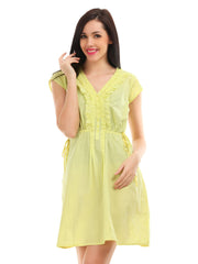 United Colors of Benetton Women Lemon Yellow Dress