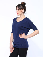 United Colors of Benetton Women Navy Top
