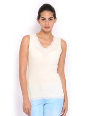 United Colors of Benetton Women Off-White Top