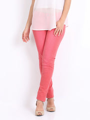 United Colors of Benetton Women Pink Trousers