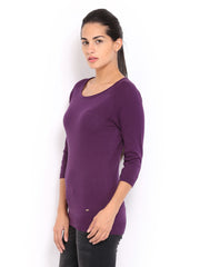 United Colors of Benetton Women Purple Top