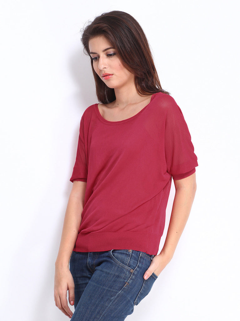 United Colors of Benetton Women Red Top