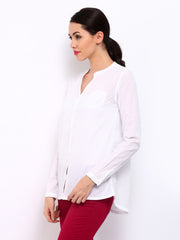 United Colors of Benetton Women White Casual Shirt