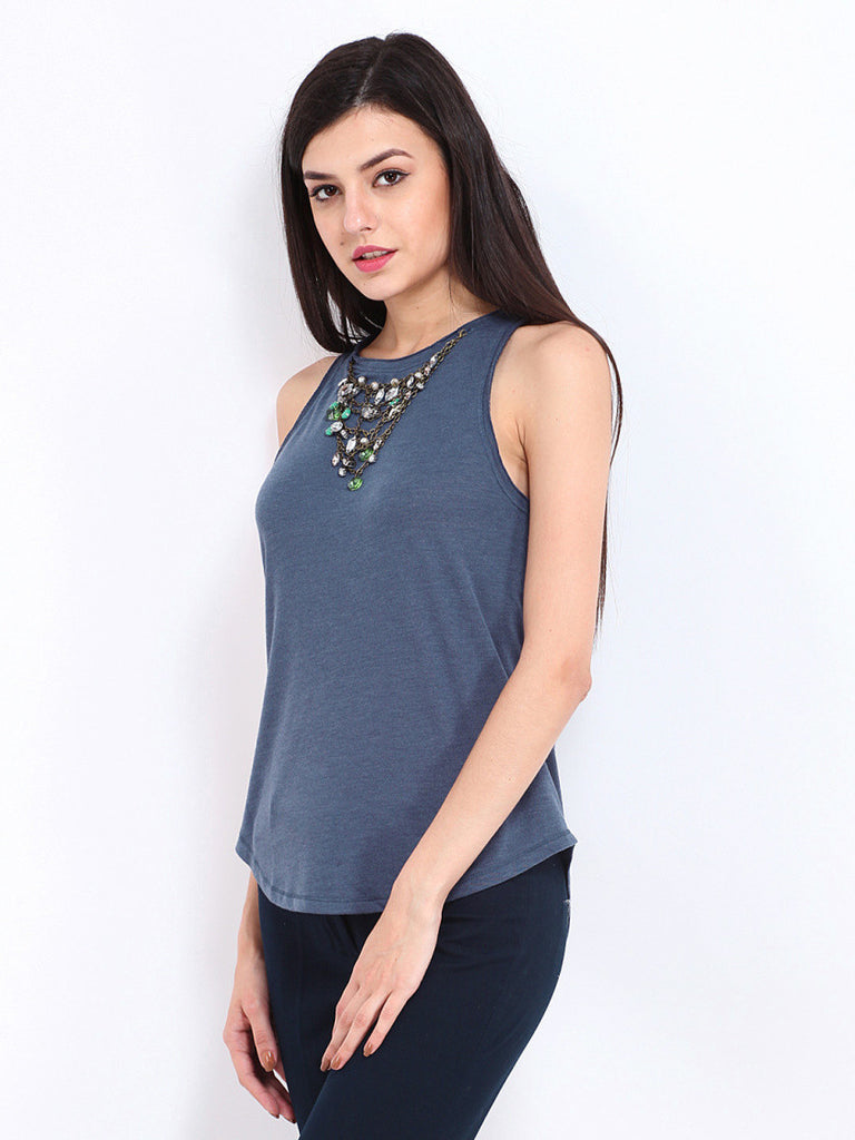 United Colors of Benetton Women Blue Top