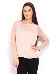 United Colors of Benetton Women Dusky Pink Top