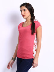 United Colors of Benetton Women Coral Pink Top