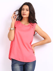 United Colors of Benetton Women Pink Top