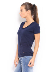United Colors of Benetton Women Navy T-shirt