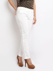 United Colors of Benetton Women White Jeggings
