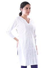 Uptown Galeria Women White Kurta