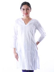 Uptown Galeria Women White Kurta