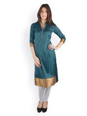 Uptown Galeria Women Green Kurta